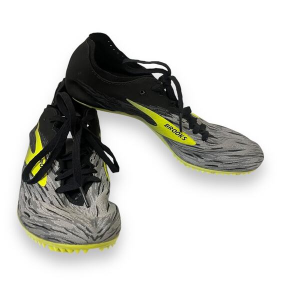 Brooks QW-K v4 Speed sprint spikes racing cleats Unisex - Picture 3 of 12